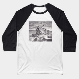 Sunken ship Baseball T-Shirt